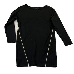 Lumiere Black Crewneck T-Shirt Dress Women’s Large